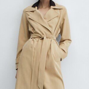 Flowy Lapel Trench